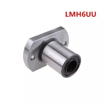 6 мм вал LMF6UU LMK6UU LMH6UU фланцевый подшипник с резиновыми уплотнениями 6x12x19 мм CNC 3D печать