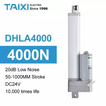 Линейный привод 400 мм Телескопический трубчатый нажимной стержень с низким уровнем шума с микромотором постоянный ток 24 в 500 мм Электрический привод, технический привод
