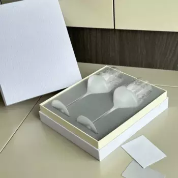 Linglan Цветочная серия, бокал для красного вина, пара, домашняя Стандартная Стеклянная бокал для вина, семейная упаковка, подарочная коробка