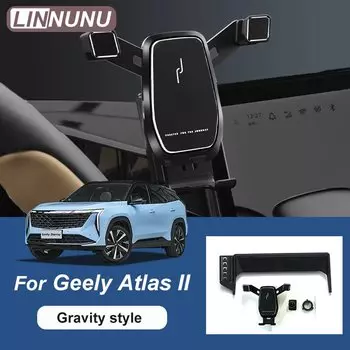LINNUNU для Geely Atlas II Starray автомобильный держатель для телефона электрический автоматический сенсорный кронштейн экран фиксированная база Boyue L гравитационное крепление