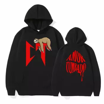 Lins Lumbed CT Print Толстовка Мужской ленивец Графические толстовки Мужчины Женщины Натанаэль Кано Хип-хоп Повседневная толстовка
