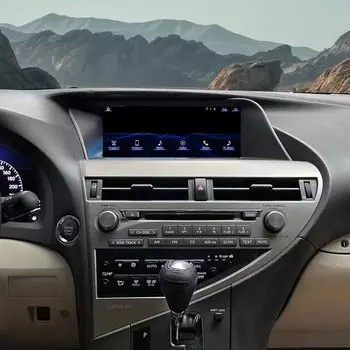 Linux 10,25-дюймовый автомобильный радиоприемник с сенсорным экраном для Lexus RX 2009-2014 GPS с Carplay Android Auto Airplay Зеркальная навигация Стерео