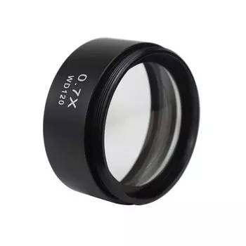 Линзы для Барлоу WD165 0.3X 0.5X 0.7X 1X 2X, стереолинзы для микроскопа, аксессуары для линз, Вспомогательный объектив с резьбой 48 мм