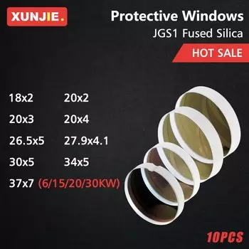 Линзы защитные для лазерной головки Precitec WSX HSG Raytools Bodor