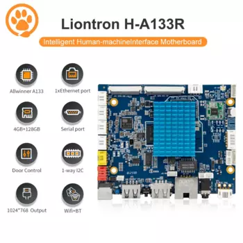 Liontron Встроенная макетная плата 256 ГБ TF промышленная Linux Android Iot материнская плата Allwinner материнская плата двойная Lan Rs485 Rs232