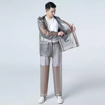 Лисбон Утеплённый прозрачный дождевик для взрослых