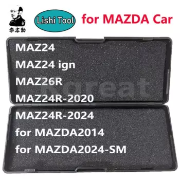 Lishi Tool 2 в 1, 2 в 1, MAZ24, MAZ24ign MAZ24R-2020 MAZ26R для MAZDA2014, для Mazda