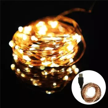 LISM светодиодная гирлянда USB 2/3/5/10 м