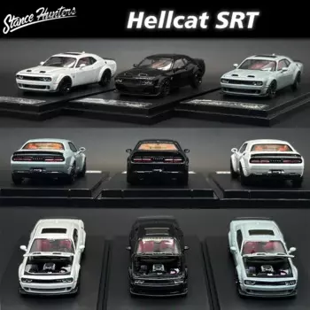 Литье под давлением игрушечная модель автомобиля стойки Охотника 1:64 SRT Hellcat