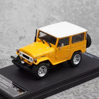 Литая модель автомобиля FJ40 Land Cruiser из сплава в масштабе 1:64, большая Игрушечная модель внедорожника, Классическая модель автомобиля, классический подарок, статическое отображение