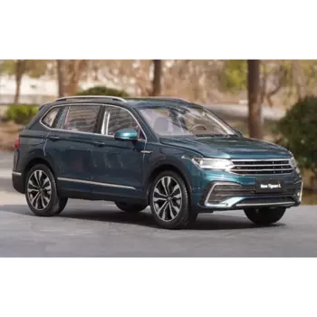 Литая модель автомобиля в масштабе 1:18 L TIGUAN L 2022 из сплава, готовая Коллекционная модель, украшение, подарок, игрушка, дисплей
