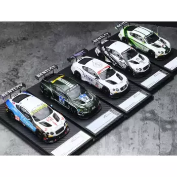Литая модель гоночного автомобиля GT3 Continental GT из сплава в масштабе 1:43, Классическая коллекционная игрушка для взрослых, сувенирный подарок, статический дисплей