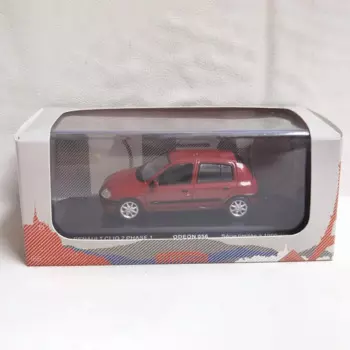 Литая под давлением модель автомобиля из сплава R CLIO 2, масштаб 1:43, коллекционные игрушки