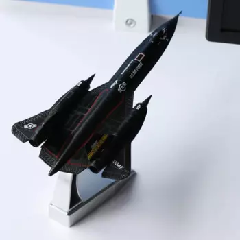 Литая под давлением реактивная игрушка масштаб 1:144 SR-71 Blackbird модель самолета для детей и взрослых, декор для дома и офиса