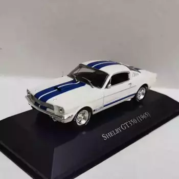 Литая в масштабе 1:43 модель автомобиля Ford SHELBY GT350 1965 из сплава, коллекционный орнамент, Сувенирные игрушки, автомобили