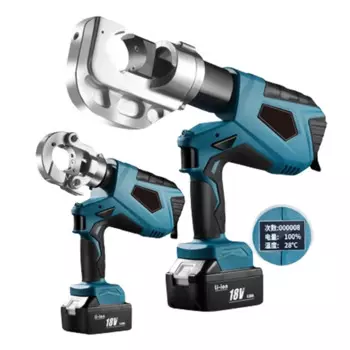 Литиевые электрические гидравлические плоскогубцы 18 в перезаряжаемые портативные медные алюминиевые клеммы Стандартный обжимной инструмент