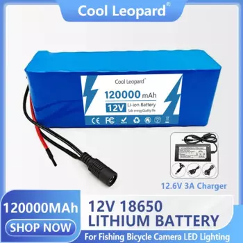 Литий-ионная аккумуляторная батарея 3S10P 18650, 12 В, Ач