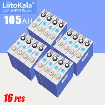 Литий-железо-фосфатная аккумуляторная батарея, 3,2 в, Ач, 12 В, 24 В