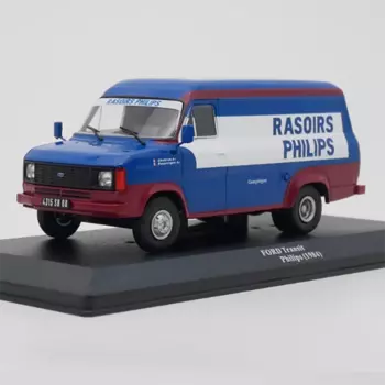 Литой в масштабе 1:43 IXO Ford Transit Philips1984 модель автомобиля из сплава готовая коллекция имитации украшения подарок игрушки дисплей
