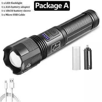 Litwod 1600 тактический фонарь XHP70.2/XHP50.2 черный