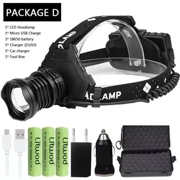 Litwod 2064 Налобный фонарь черный XHP160