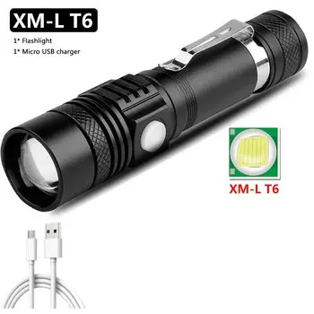 Litwod 519 черный фонарик XHP50.2