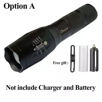 Litwod A100 черный светодиодный фонарь