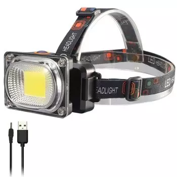 Litwod налобный фонарь COB белый красный зеленый желтый