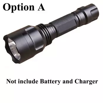 Litwod Z20C8 тактический фонарик черный