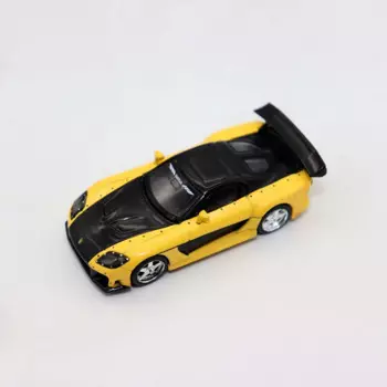 Литый под давлением в масштабе 1/64, модель внедорожника Mazda 7 с широким кузовом, модифицированный спортивный автомобиль, модель автомобиля из сплава, статическая коллекционная игрушка, подарок