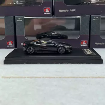 Литый под давлением ЖК-дисплей в масштабе 1:64, модель автомобиля NSX из сплава, коллекция сувенирных украшений с дисплеем, игрушечный автомобиль