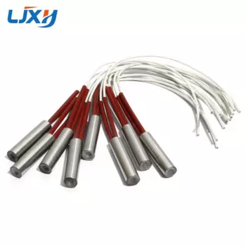 LJXH 2 шт. 10 мм 30 ~ 70 мм трубчатый односторонний нагреватель 304SUS цилиндрическая электрическая нагревательная труба 110 В/220 В/380 в 90 Вт/120 Вт/150 Вт/200 Вт/210 Вт W