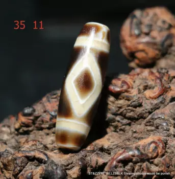 LKbrother Talisman Treasure Energy Тибетский Старый Агат жирная патина 2 бусины KINGKONG EYE дзи 5A высшее качество