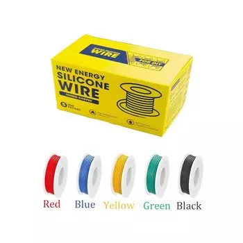 LKLB Силиконовый медный провод 30awg-16awg 5 катушек
