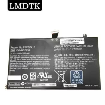 LMDTK Новый FPCBP410 FMVNBP230 FPB0304 Аккумулятор для ноутбука Fujitsu LifeBook U554 U574 UH554 UH574 14,8 в 48 Вт/ч 3300 мАч