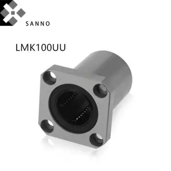 LMK100UU, сверхмощный линейный подшипник с шарикоподшипниками, квадратный подшипник скольжения