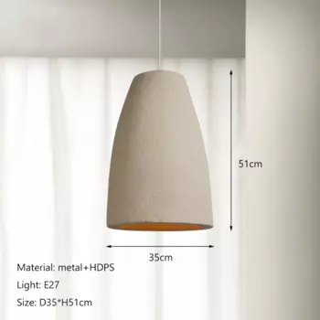 LNLZ Ваби Саби кремовая подвесная люстра