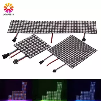 LOAMLIN Светодиодная панель WS2812B 8x8/16x16/8x32 пикселей