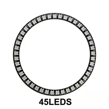 LOAMLIN Светодиодное кольцо WS2812B RGB 8/16/24/35/45 LED DC5V
