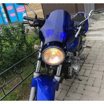 Лобовое стекло для 2004 - 2019 Yamaha YBR 125 250 YBR125 YBR250 ED SPD Custom передняя фара, боковой монтажный кронштейн
