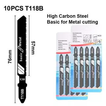 Лобзиковые полотна HAMPTON T118A T118B T118G 5/10 шт