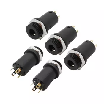 Женский 4 контактный разъем для наушников, 3,5 мм, 4 контакта