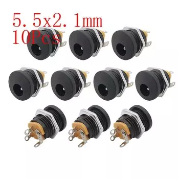 ЛОЧЕУК разъемы постоянного тока 5,5*2,1 мм 12В