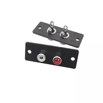 LOCHEUK RCA гнездовые разъемы 5 шт. черные