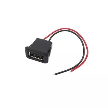 LOCHEUK USB 2.0 женский разъем черный 10 см