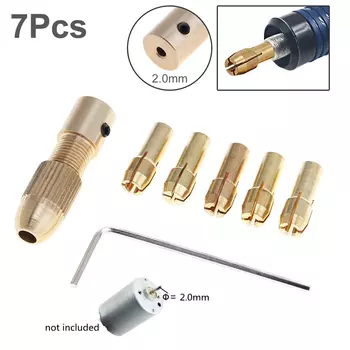 Lodestar Самозатягивающиеся сверлильные патроны для дрели 7 шт., 2/2.35 мм, 4.05/5.05 мм