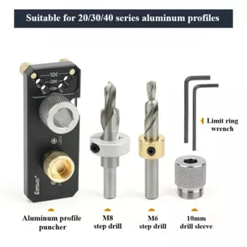 Набор сверлильных приспособлений LTOOLS для алюминиевого профиля 20/30/40
