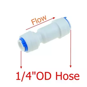 Локоть обратный клапан WYWBEY 1/8", белый