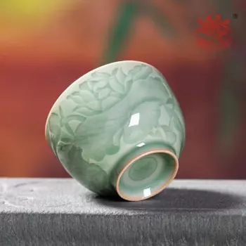 Longquan Celadon флагманский магазин мастер чашка для личного пользования Li Maolin ручная работа Высококачественная кунг-фу чайная чашка
