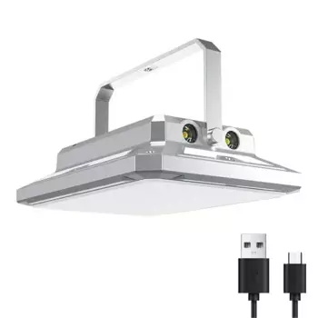 LONKINDE KXK-686 серебряный портативный фонарик 4000 мАч